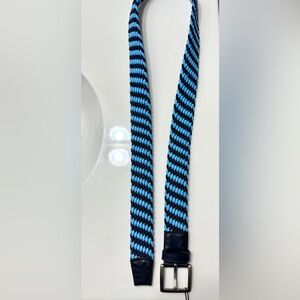 Stylish Blue and Black Men's Belt size 34